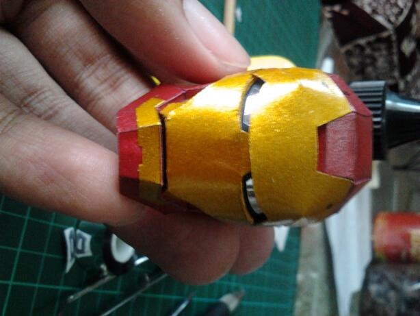 IRON MAN Mark-7 dari KERTAS