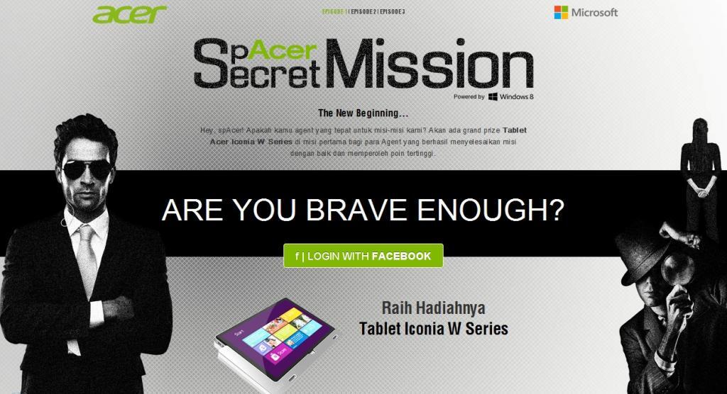 INFO KUIS ACER HADIAH SATU TABLET ICONIA W SERIES, GRAB IT FAST