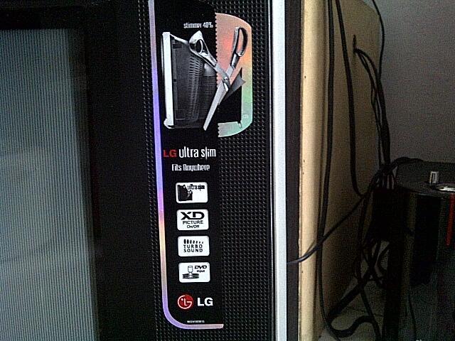 Tv tabung flat 21 inch merk LG,,,Jakarta