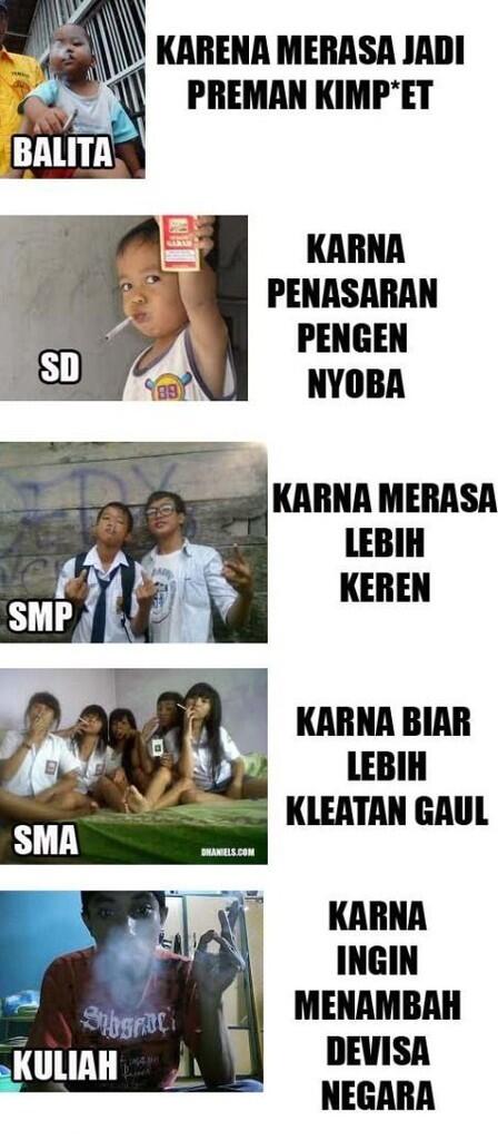 Alasan merokok...