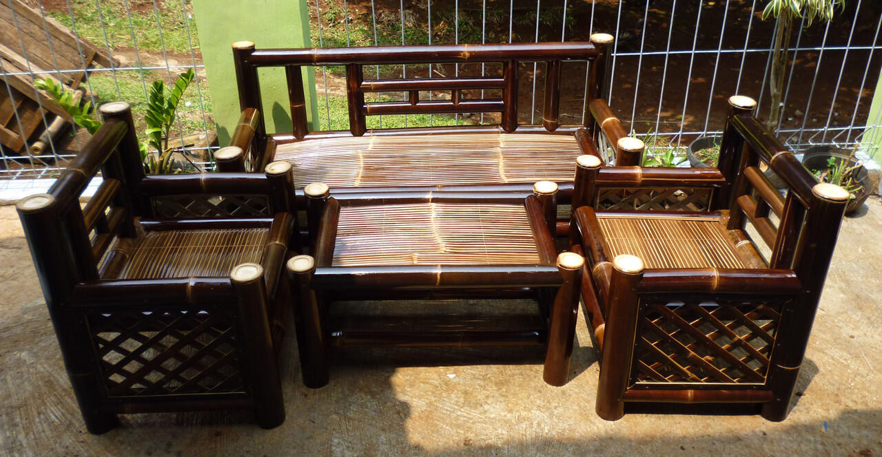 44 Gambar Kursi Bambu Hitam Gratis Terbaru