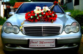 Jual Plat Acecoris untuk Mobil Pengantin