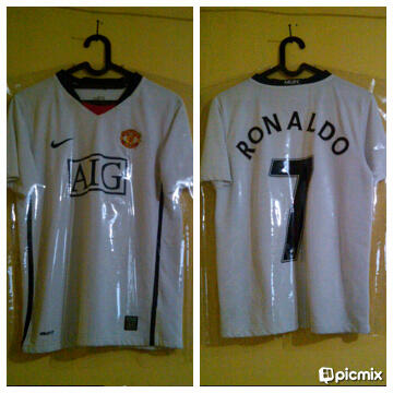 WTS JERSEY MANCHESTER UNITED HOME 2004 DAN AWAY 2009