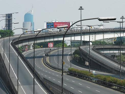 Foto Kota Jakarta Tanpa Penduduk(KAYA KOTA MATI)