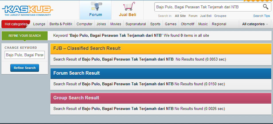Bajo Pulo, Bagai Perawan Tak Terjamah dari NTB