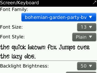 Felly's Font Collection All Type Blackberry (BB)