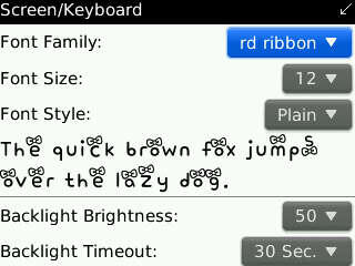 Felly's Font Collection All Type Blackberry (BB)
