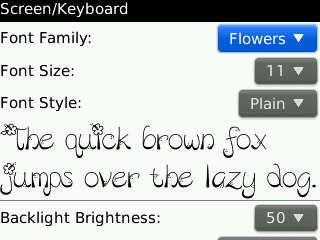 Felly's Font Collection All Type Blackberry (BB)