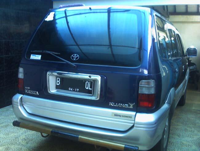 Di Jual Kijang Krista Th. 2002 (Manual T/m)