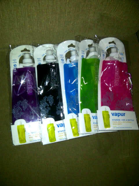 VAPUR BOTOL LIPAT PLASTIK PORTABLE IDR4500 GROSIR ECER RESELLER BARANG UNIK CINA MURA