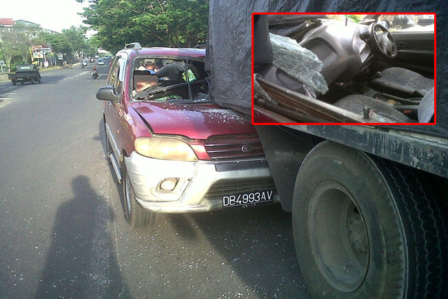 Kecelakaan Lalu Lintas di Ruas Jalan A.A Maramis