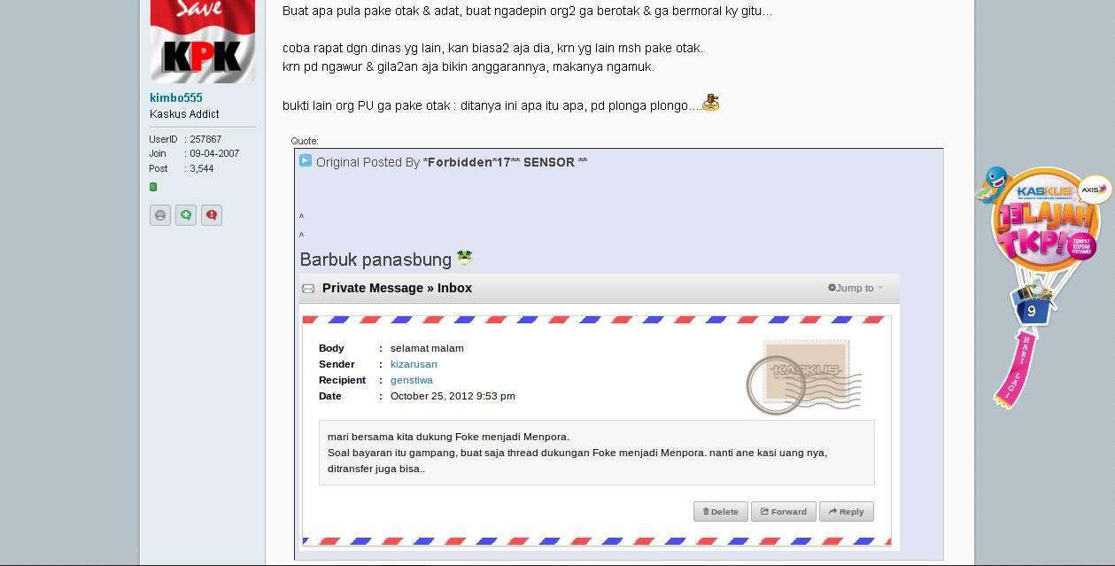TENGGAT WAKTU UNTUK DKI I - II ?