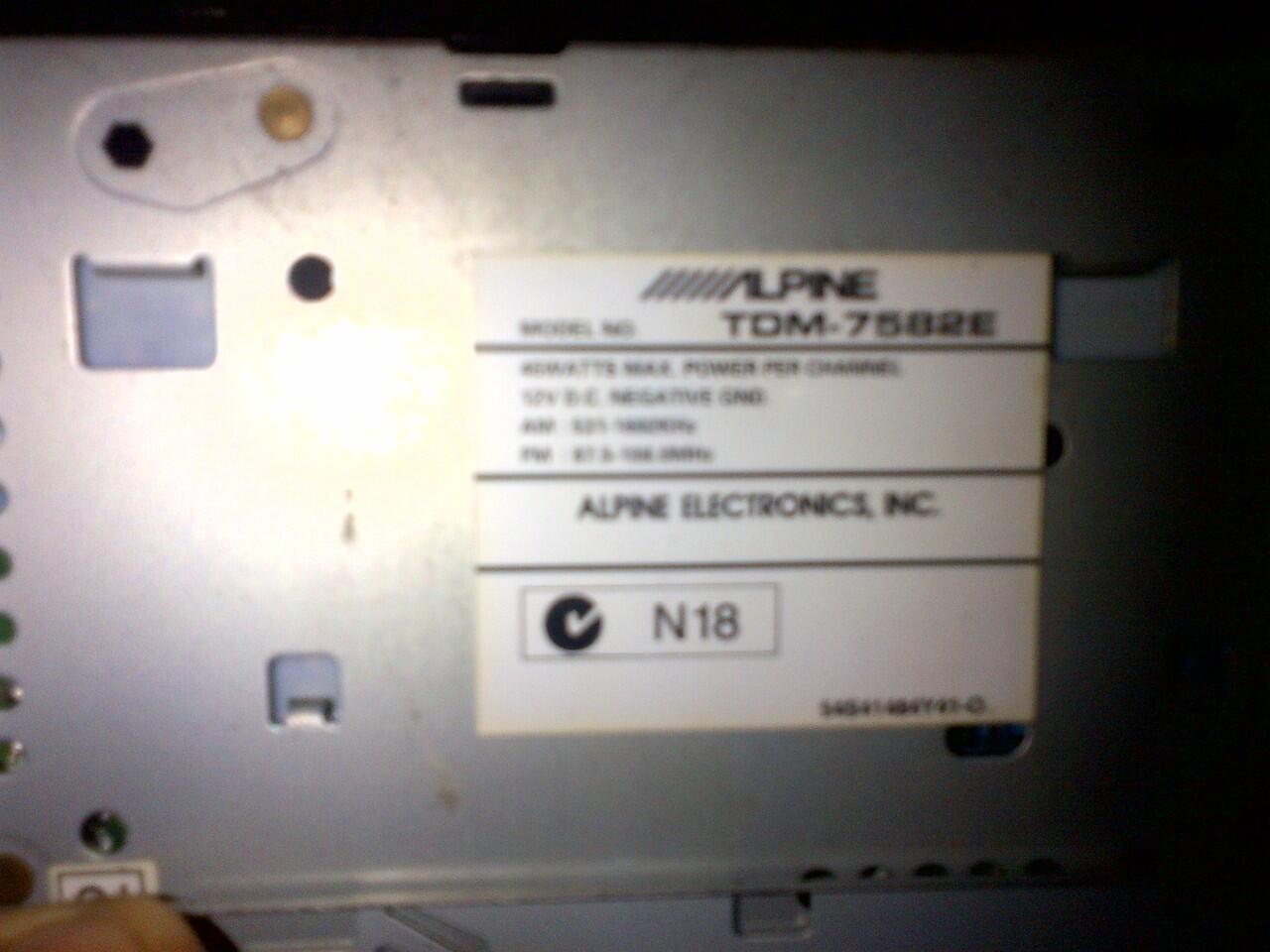 headunit alpine, subwoofer, power solo baric