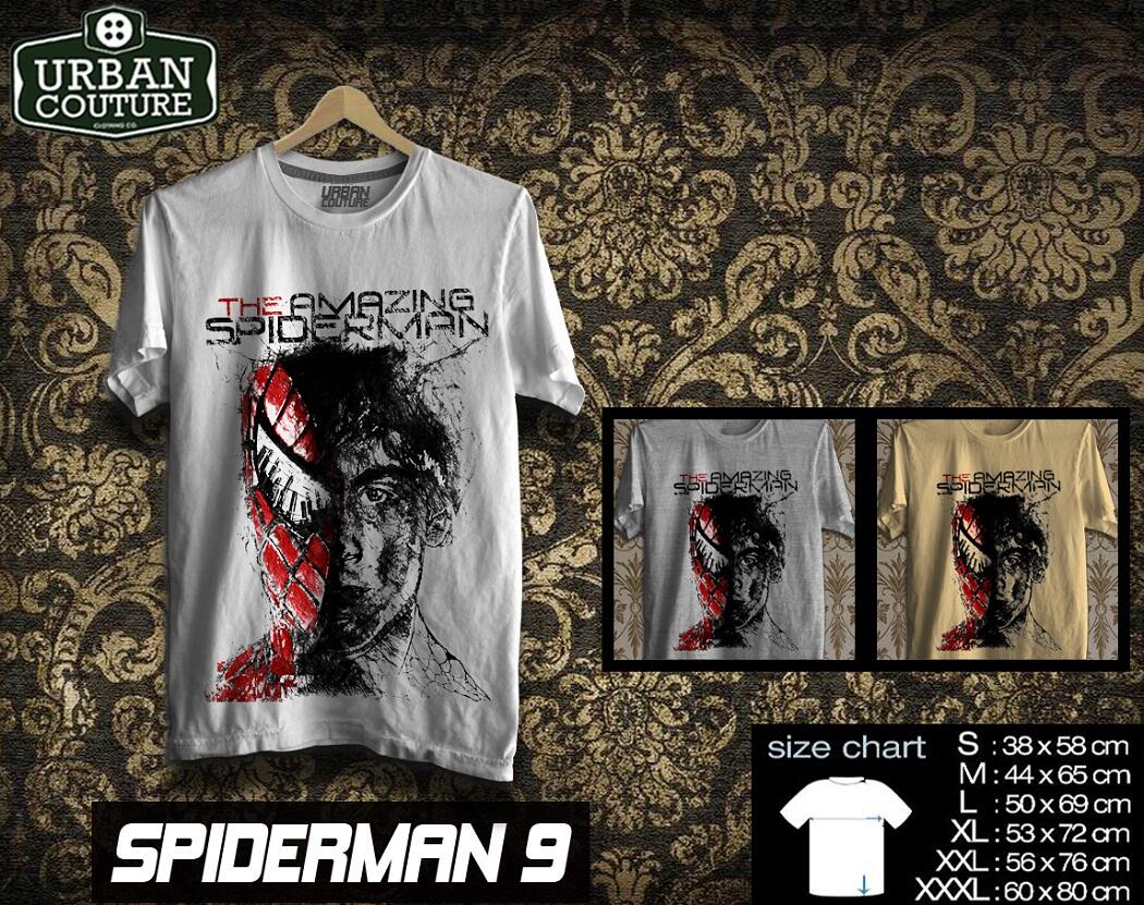 T-SHIRT KAOS DISRO SUPERHEROES (X-MAN SUPERMAN SPIDERMAN BATMAN IRONMAN ) READY STOCK