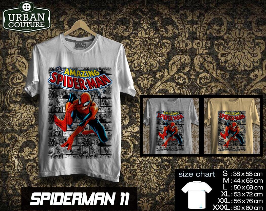 T-SHIRT KAOS DISRO SUPERHEROES (X-MAN SUPERMAN SPIDERMAN BATMAN IRONMAN ) READY STOCK