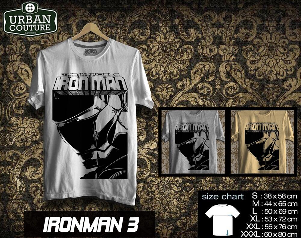 T-SHIRT KAOS DISRO SUPERHEROES (X-MAN SUPERMAN SPIDERMAN BATMAN IRONMAN ) READY STOCK