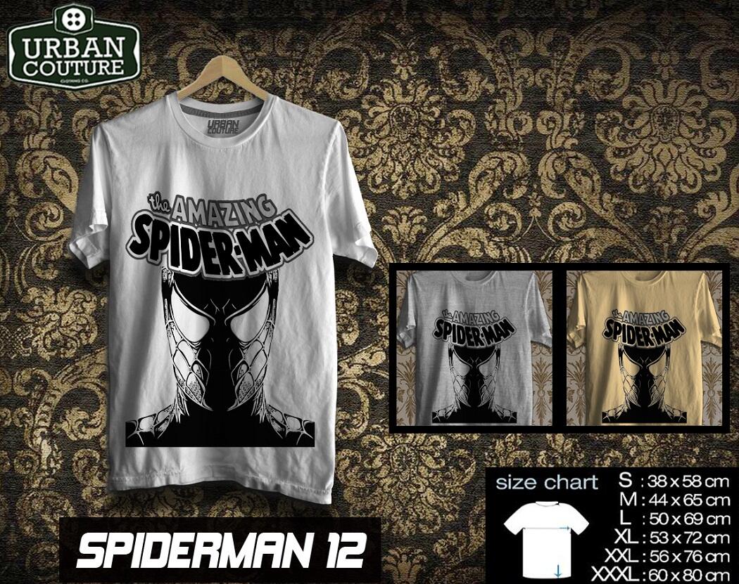 T-SHIRT KAOS DISRO SUPERHEROES (X-MAN SUPERMAN SPIDERMAN BATMAN IRONMAN ) READY STOCK