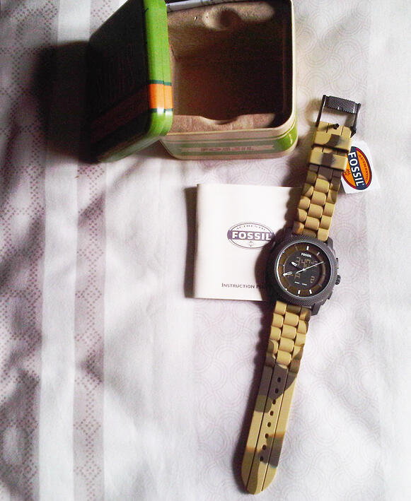 Jam Tan FOSSIL 10nga0% Original New Model Tactical Military Camo Desert Tan