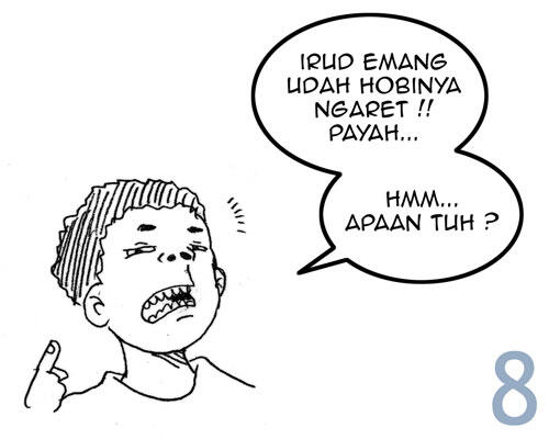 komik hukuman bagi perokok &amp; tukang ngaret ngakak