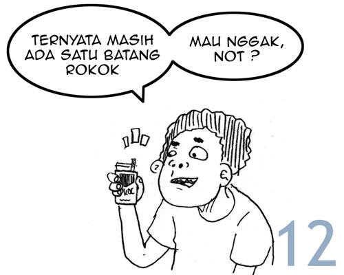 komik hukuman bagi perokok &amp; tukang ngaret ngakak