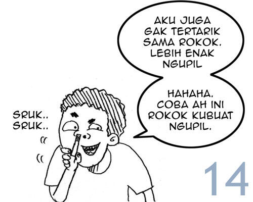 komik hukuman bagi perokok &amp; tukang ngaret ngakak