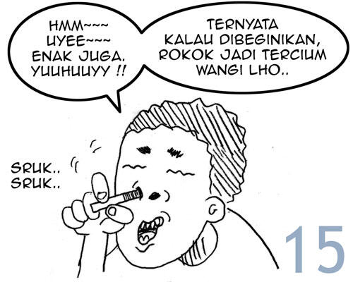 komik hukuman bagi perokok &amp; tukang ngaret ngakak