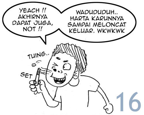 komik hukuman bagi perokok &amp; tukang ngaret ngakak