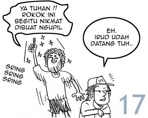 komik hukuman bagi perokok &amp; tukang ngaret ngakak