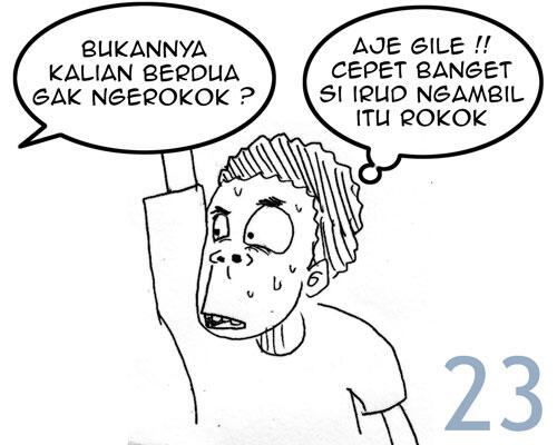 komik hukuman bagi perokok &amp; tukang ngaret ngakak