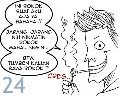 komik hukuman bagi perokok &amp; tukang ngaret ngakak