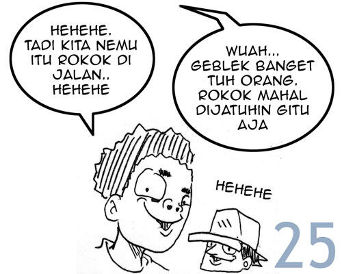 komik hukuman bagi perokok &amp; tukang ngaret ngakak