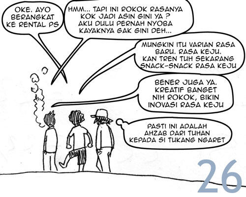 komik hukuman bagi perokok &amp; tukang ngaret ngakak