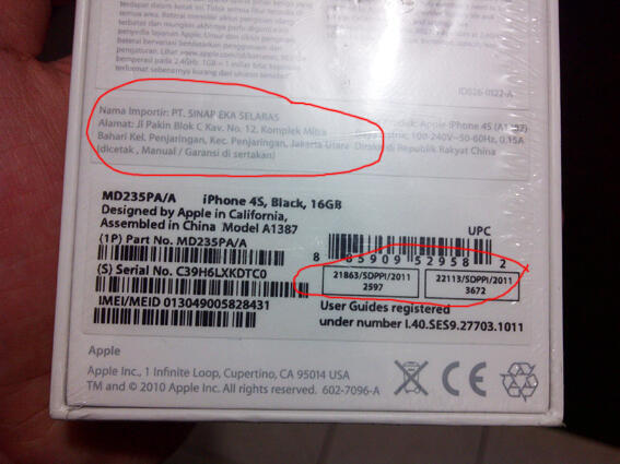 (NEW) Iphone 4s 16GB FU BLACK Garansi Resmi (BARANG HADIAH) SURABAYA!