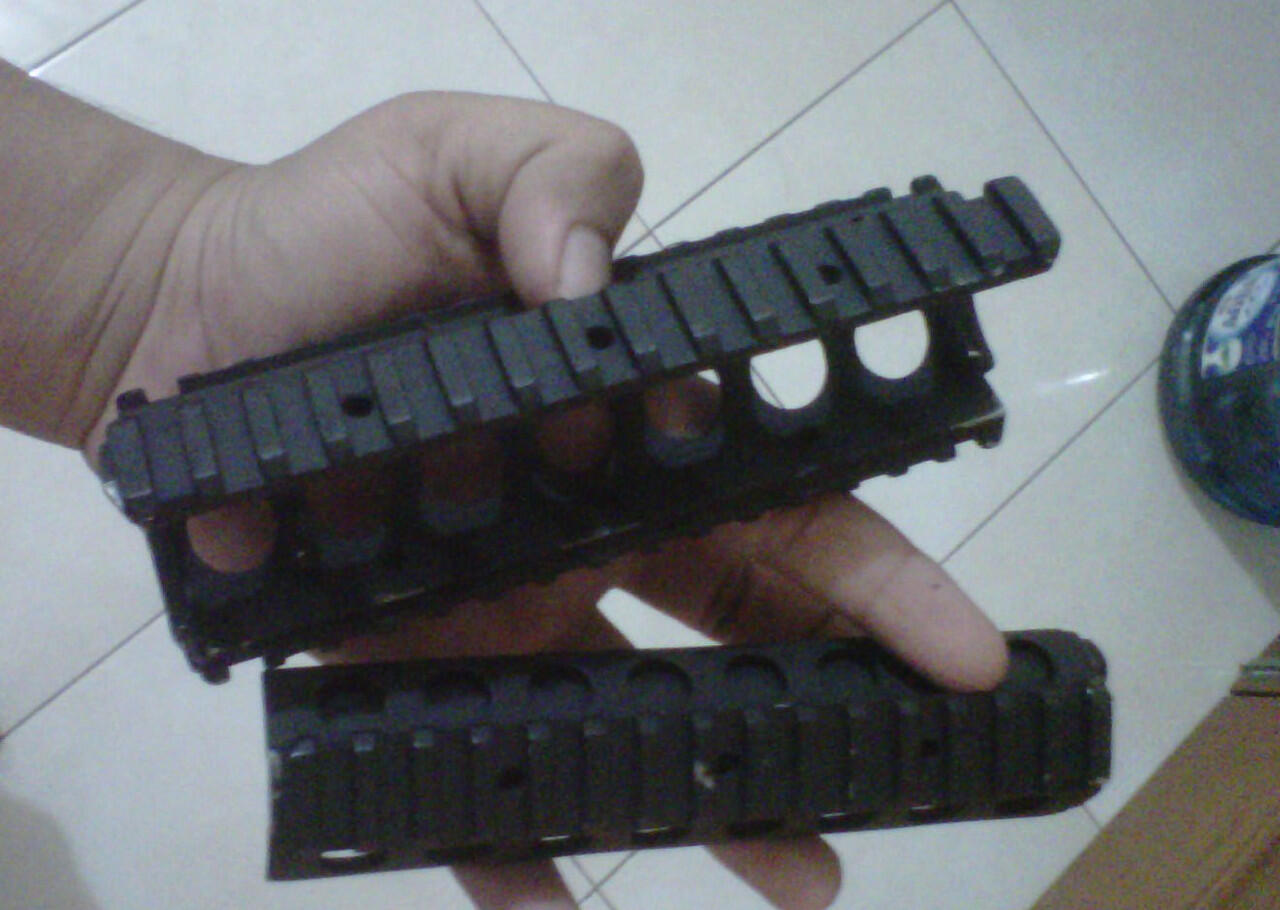 ris.ras belah metal M4 pengganti tubular, muti dari aimtop