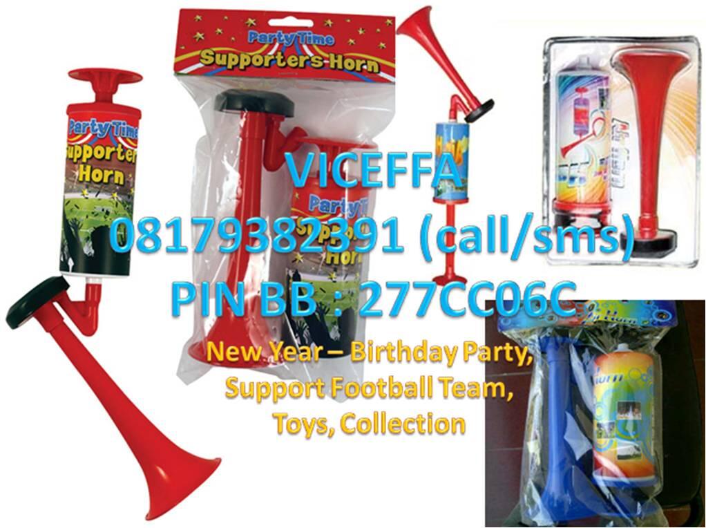 Jual Terompet pompa manual airhorn pesta tahun baru newyear reseller ecer grosir mura