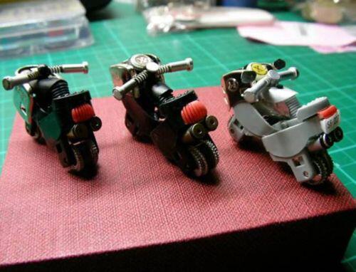 aneka miniatur sepeda motor dari barang bekas&amp;cara; membuatnya gan 