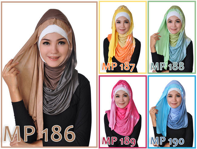 &#91;MUSLIMAH FASHION&#93; Hijab Pashmina :: Ciput Ninja :: Motif Cantik &amp; Lembut