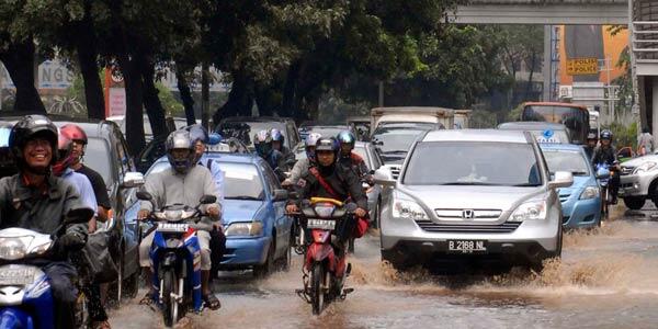 Hujan Deras di Jakarta