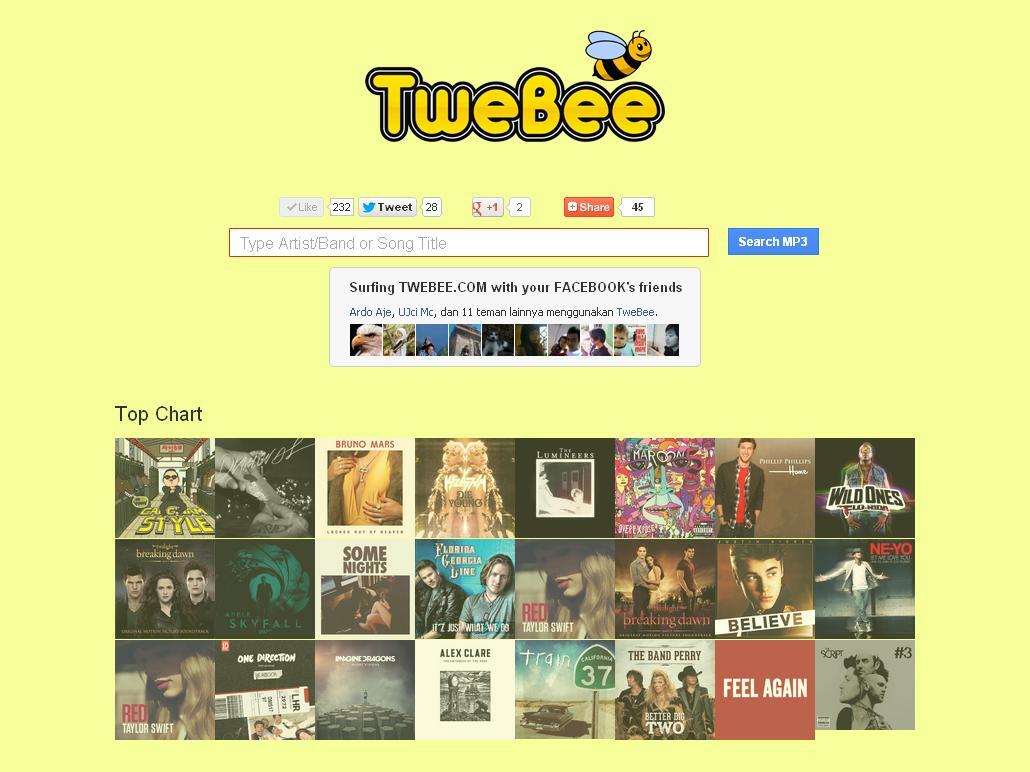 Tweebe.com (Situs Downlad Lagu Paling Gampang Sedunia)