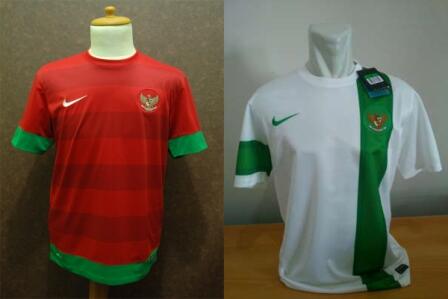 JERSEY TIMNAS INDONESIA HOME/AWAY AFF 2012/2013 GRADE ORI HANYA 150.000,-