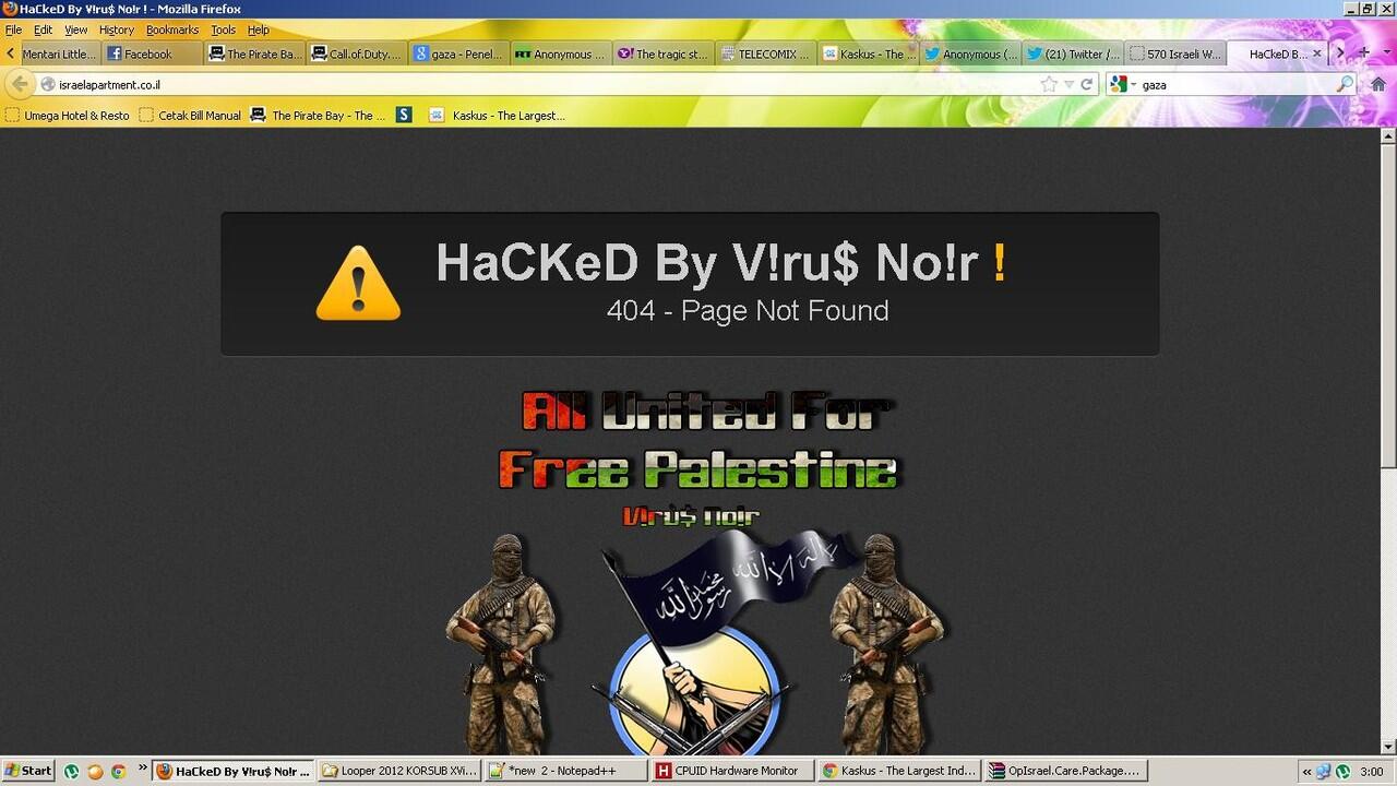 &#91;Cyber War&#93; Hacker bersatu Menyerang Israel &#91;HOT&#93;