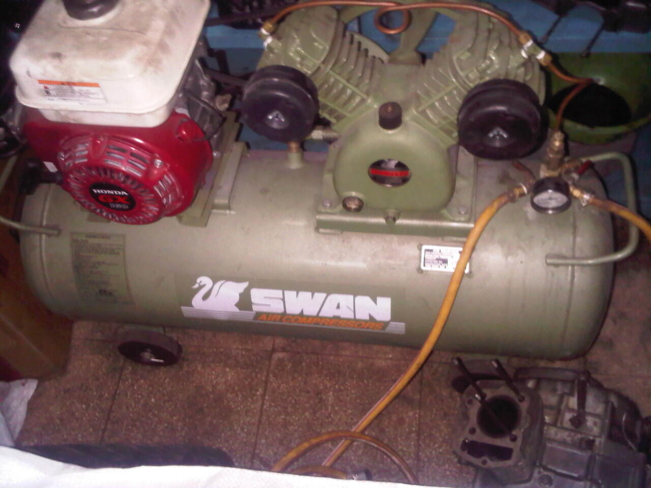 jual kompresor swan 1 pk mesin honda thailand