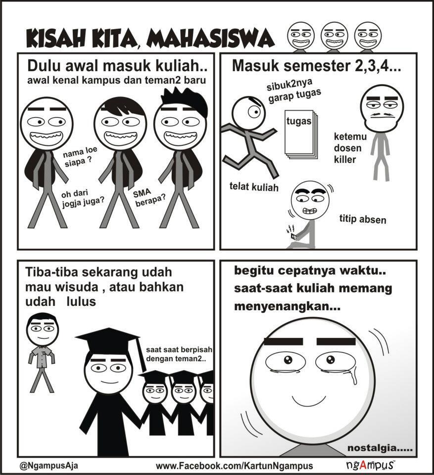 ngakak gan, apapun rintangannya yang penting ngampus