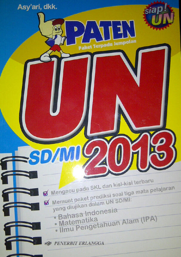 Paten UN SD/MI 2013 ERLANGGA