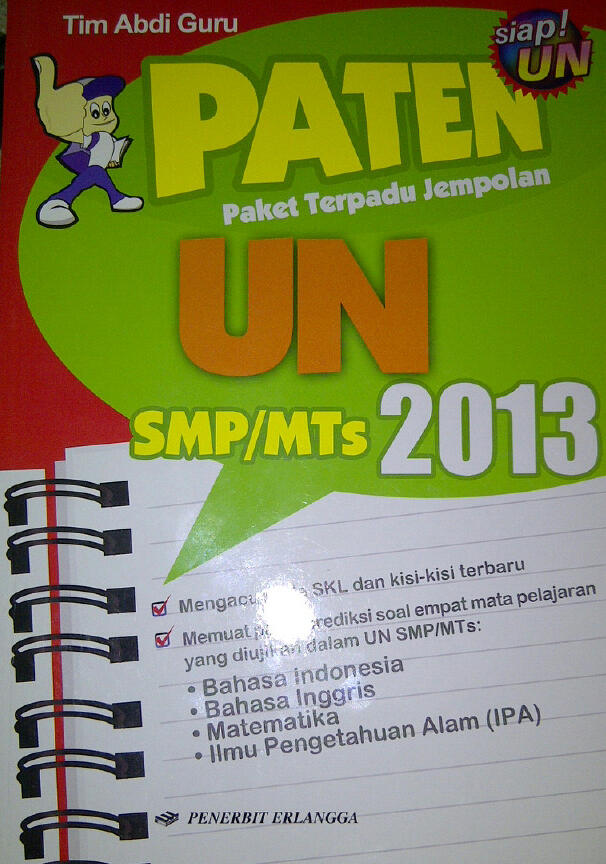 Paten UN SD/MI 2013 ERLANGGA