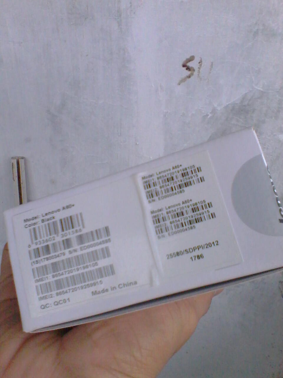 Lenovo Ideaphone A60+ umur satu bulan
