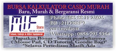 Grosir Kalkulator Casio Termurah