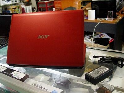 laptop GAMING ACER 4253 AMD E350 Hdd500 | Merah | bandung