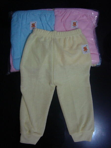 CELANA HANDUK BAYI 3 WARNA ( S , M , L , XL )