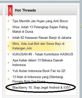 BlackBerry 10 Siap Jegal Android &amp; iOS 
